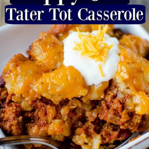 Crockpot Sloppy Joe Tater Tot Casserole Recipe {Video} Tammilee Tips