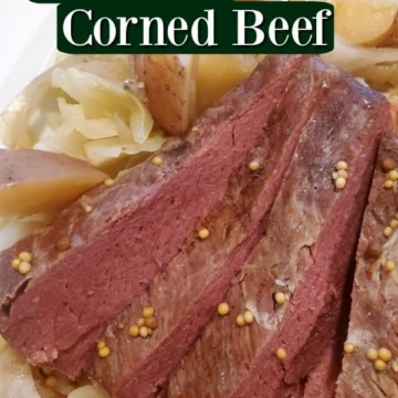 Crock Pot Guinness Corned Beef and Cabbage