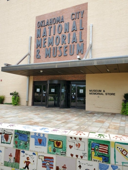 Oklahoma City National Memorial and Museum entrance and store