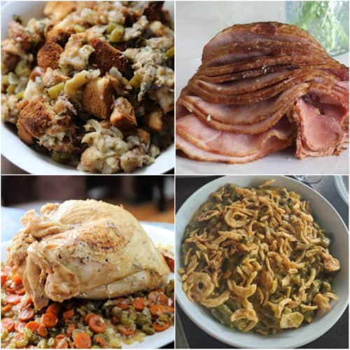 Collage of Thanksgiving Crockpot Recipes