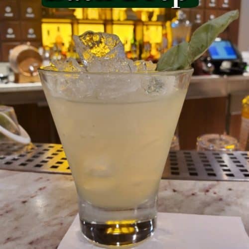 Alchemy Bar Restorative Basil Drop Cocktail Tammilee Tips
