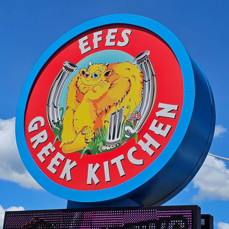 Efe's Greek Kitchen sign