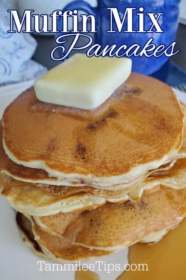 3 Ingredient Muffin Mix Pancakes Recipe {Video} - Tammilee Tips