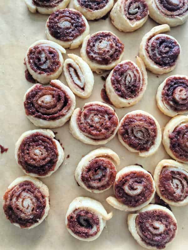 Rolled pie crust cookies