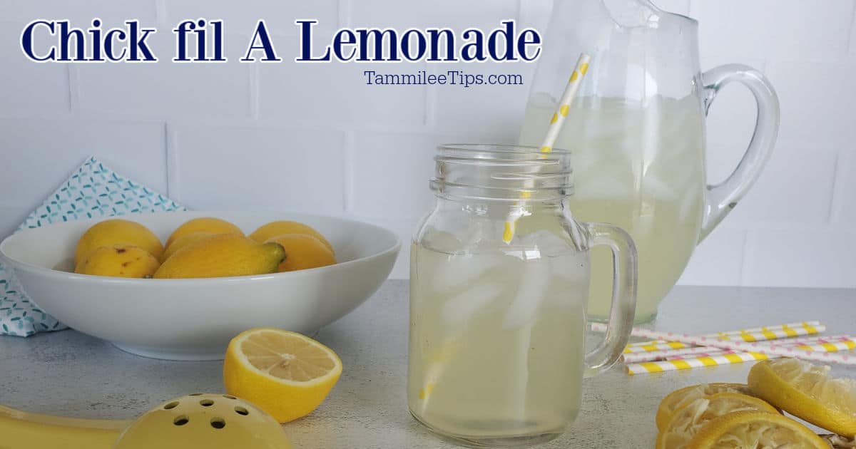 Copycat Chick fil A Lemonade Recipe {Video} Tammilee Tips