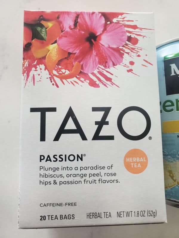 Tazo passion tea box