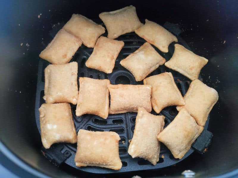 Frozen pizza rolls in the air fryer