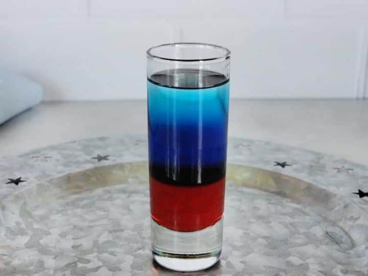 Red White and Blue Shot Recipe - Tammilee Tips