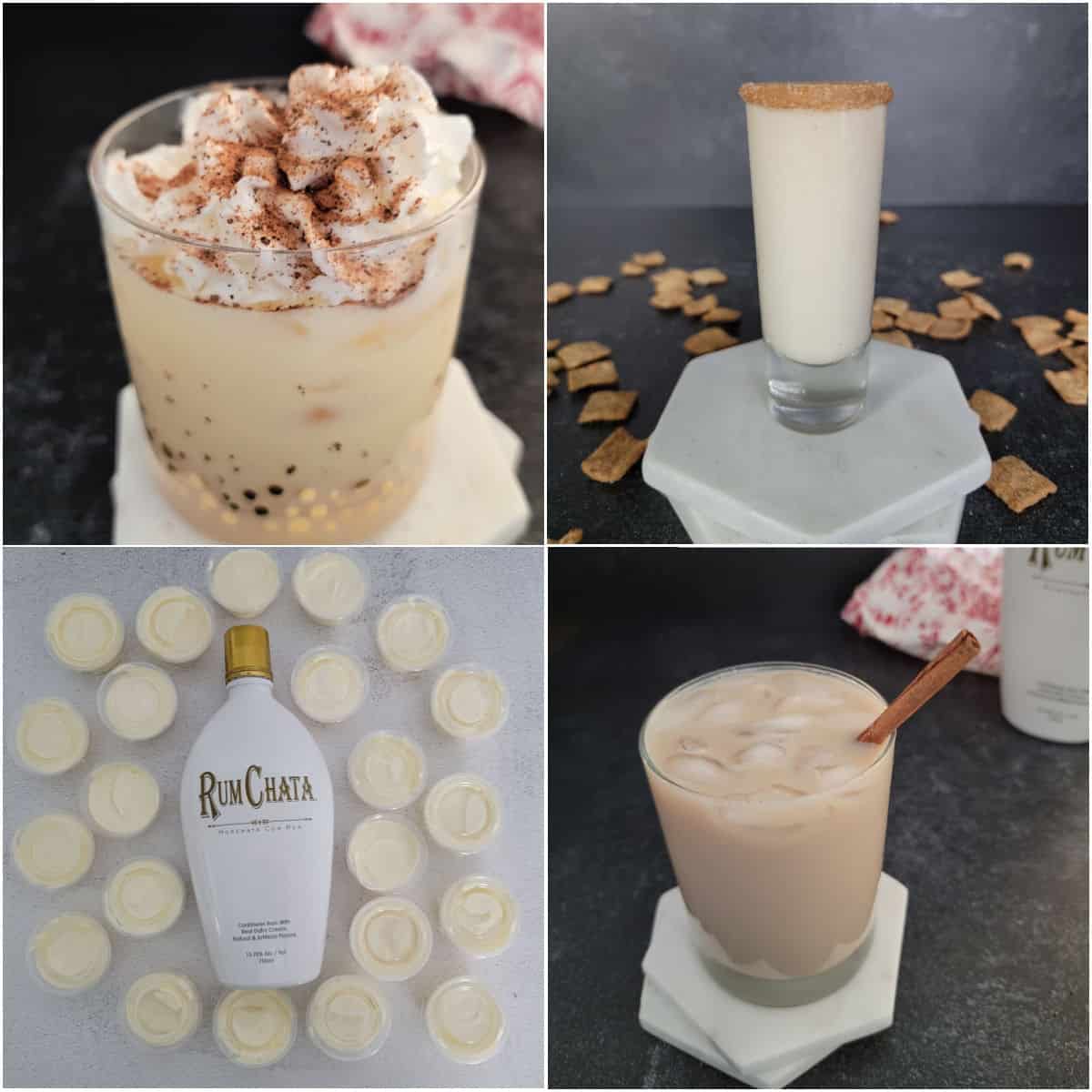 RumChata Drinks photo collage