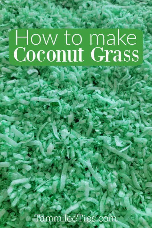 How to make coconut grass printed over a large pile of green coconut