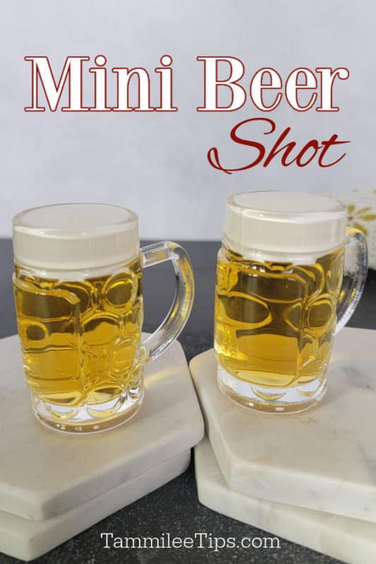 How to Make Mini Beer Shots (made with Licor 43)