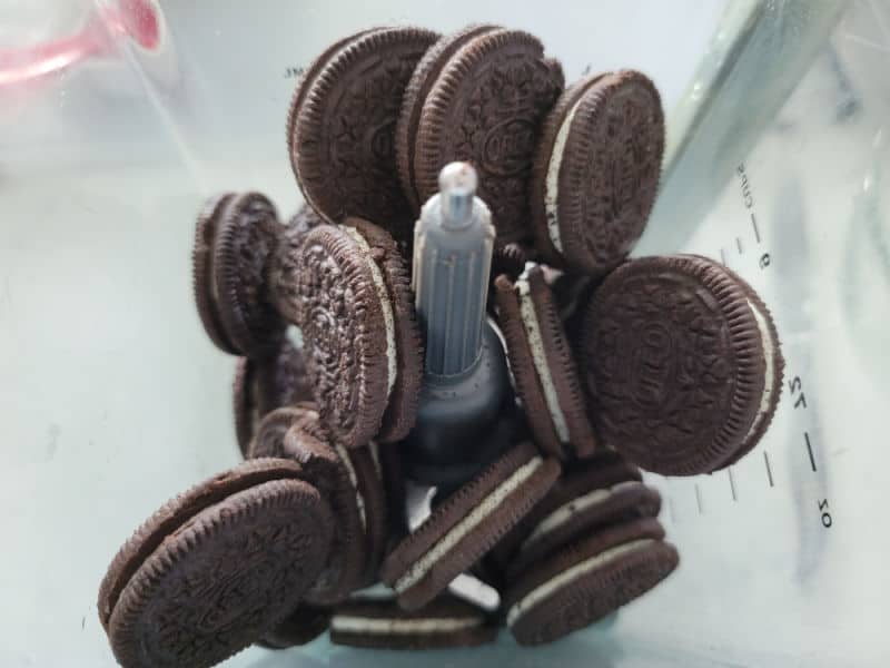 Oreo Cookies in a blender