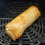 Frozen Burrito in the Air Fryer Basket