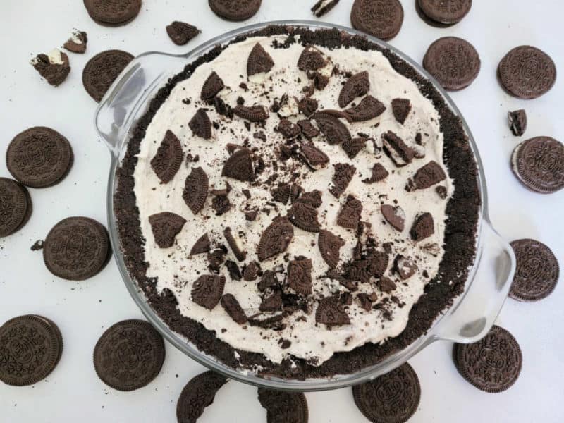 No Bake Oreo Cheesecake with Oreo Crumb Crust