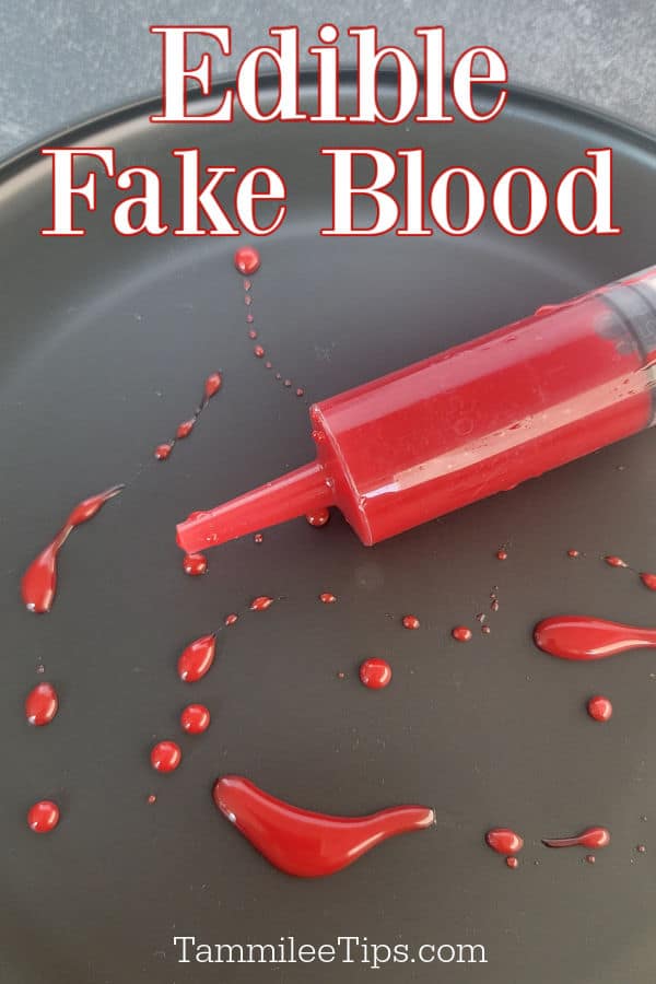 Polémico Estimar Disciplina Edible Fake Blood - Tammilee Tips