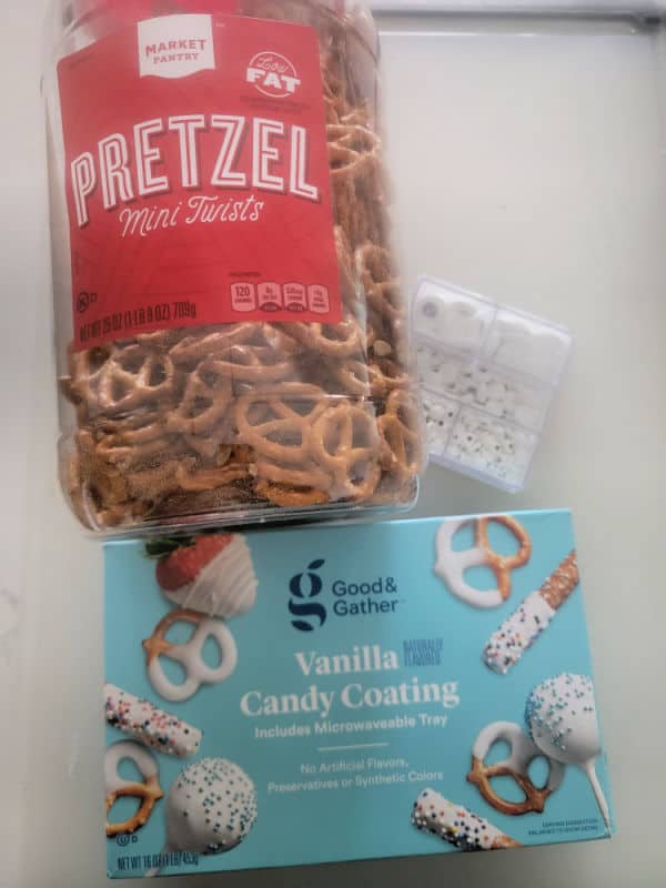 ghost pretzels ingredients pretzel mini twists, candy eyes, vanilla candy coating