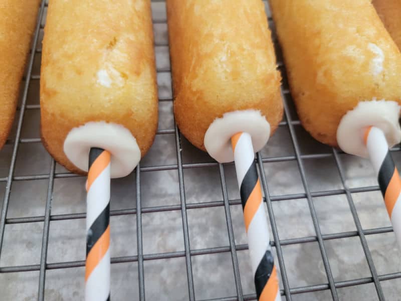 orange striped straw in twinkies