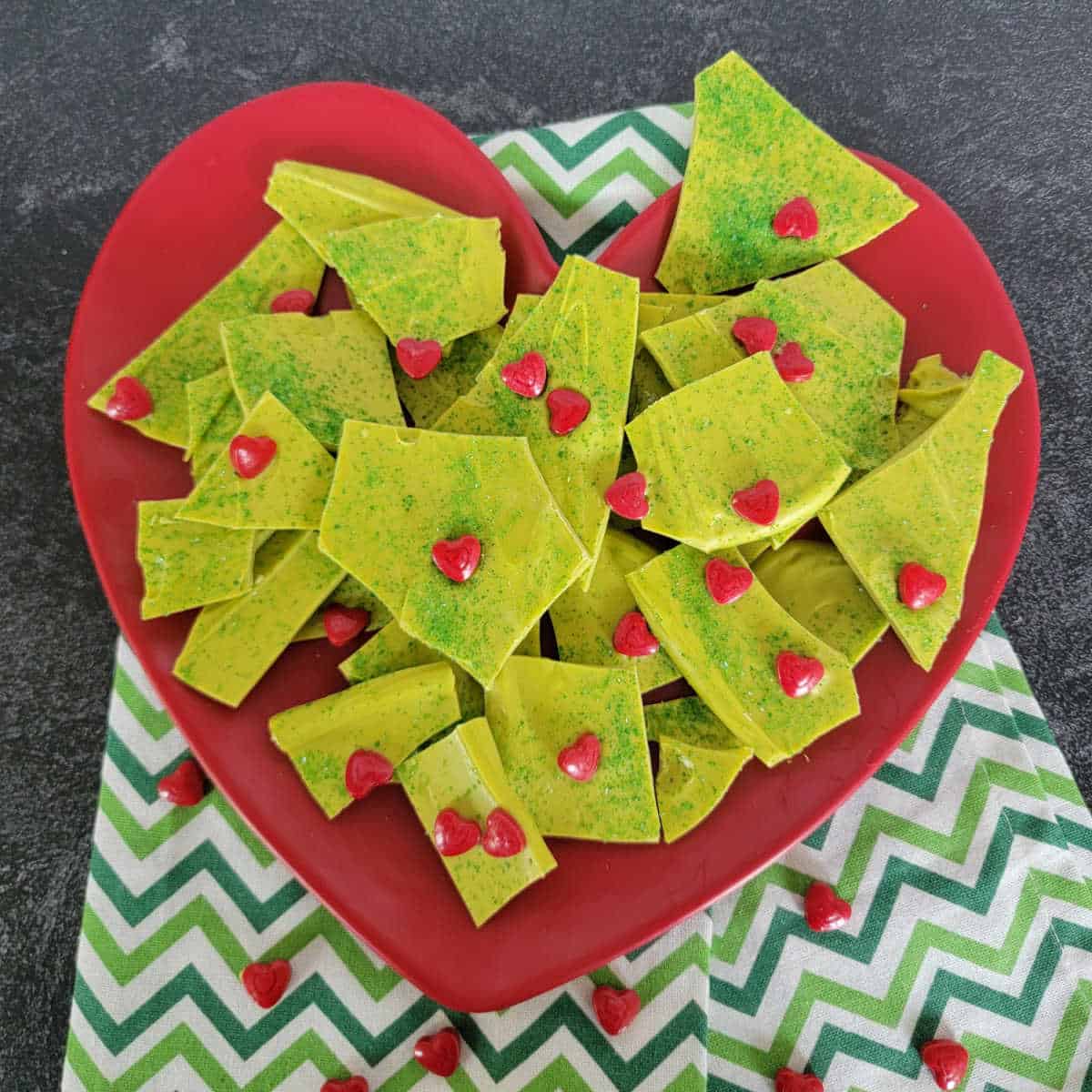 The Grinch Bark Recipe - Delicious Pepperminty Candy - Nerdy Mamma