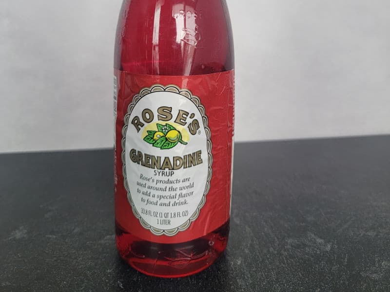 Rose's Grenadine Syrup Bottle