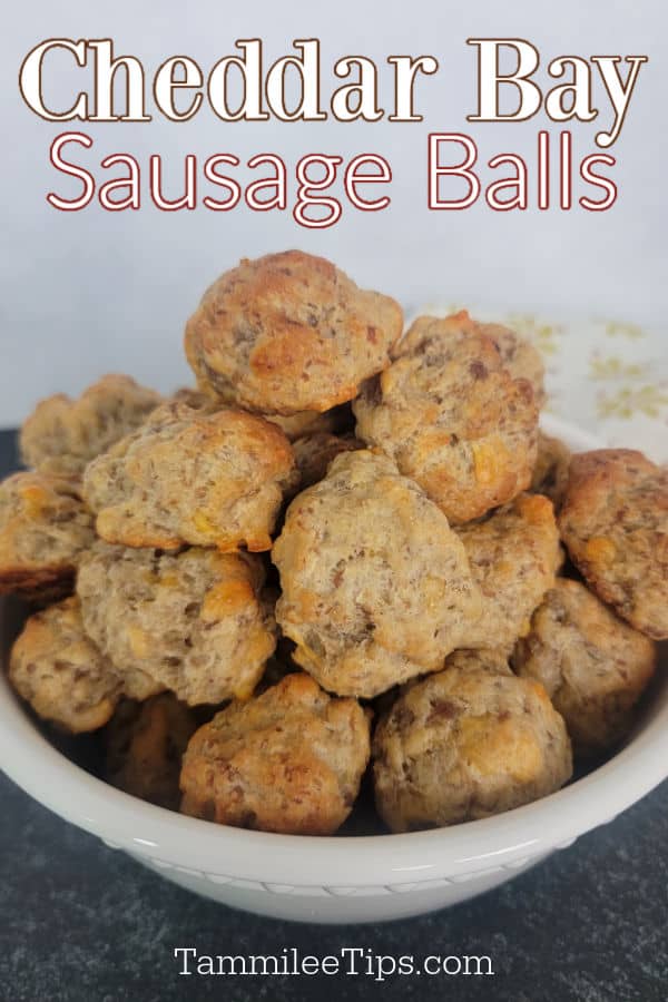 Cheddar Bay Sausage Balls (4 Ingredients) Tammilee Tips