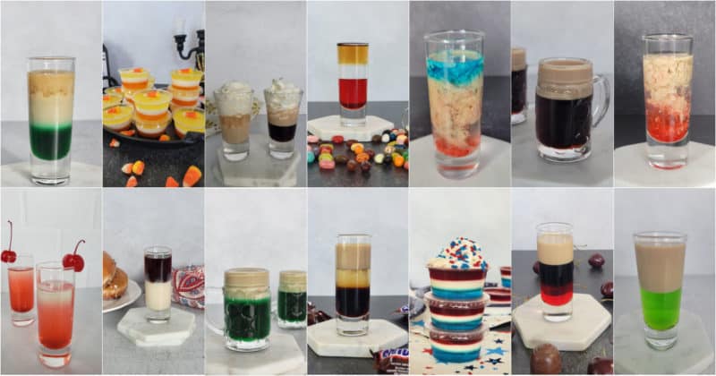Collage of layered shots