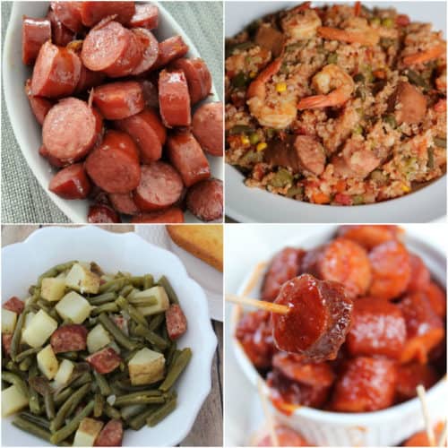 Collage of Kielbasa Recipes