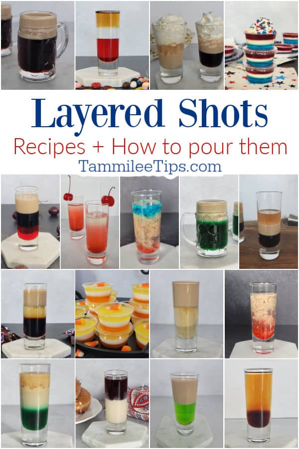 Layered Shots and How to pour them perfectly! Tammilee Tips
