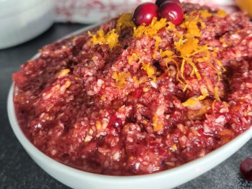 Fresh Cranberry Orange Relish Recipe (Quick and Easy) - Tammilee Tips