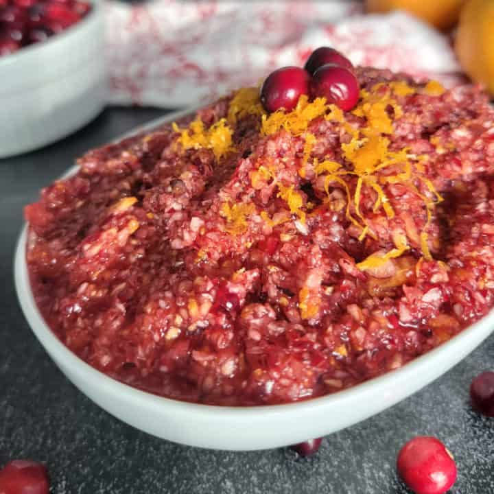 Fresh Cranberry Orange Relish Recipe (Quick and Easy) Tammilee Tips