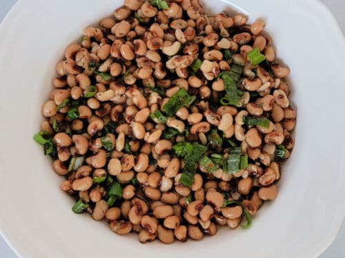 black eyed pea salad with italian dressing Black Eyed Pea Salad with Italian Dressing Running in a Skirt