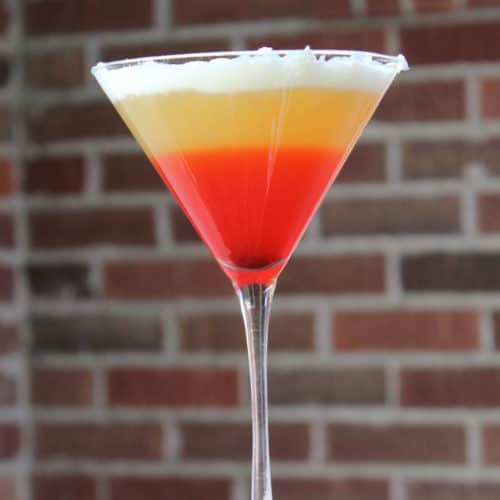 Perfect for Halloween Candy Corn Cocktail Recipe
