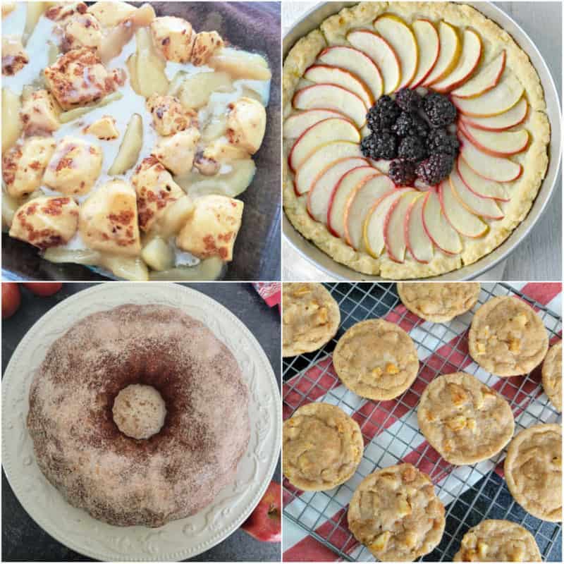 Collage of Apple Dessert Recipes 