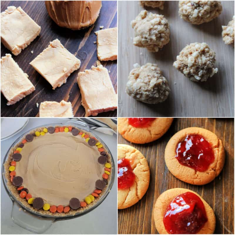 Collage of Peanut Butter Recipes