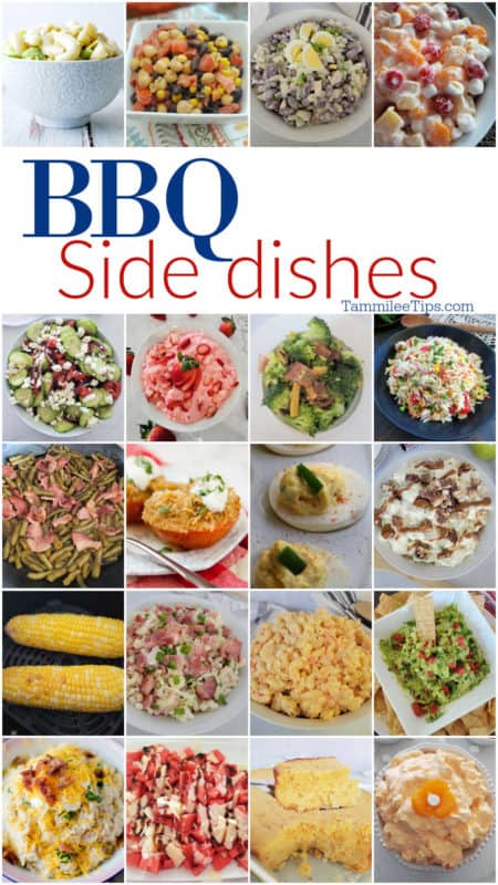 Collage of BBQ Side Dishes